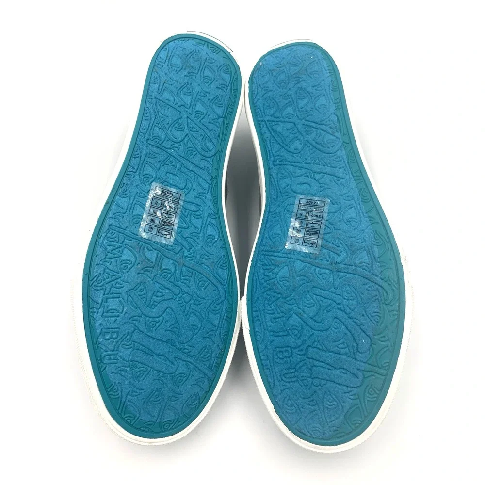 Blowfish Malibu Play Slip On Sneakers Womens Grey Canvas ZS001 Size 8 New No box